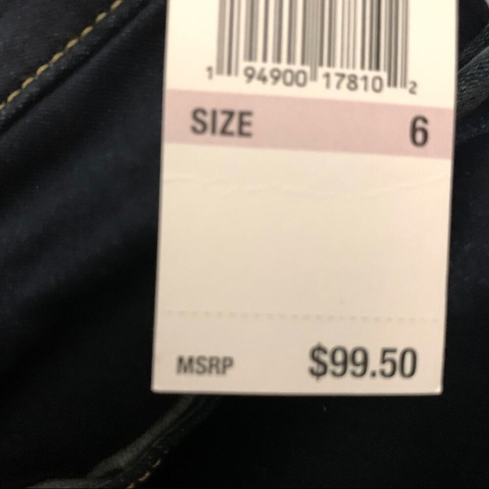 MICHAEL KORS High Rise Skinny Jeans, Dark Wash Women's Size 6 NWT - Picture 6 of 9